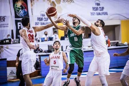 تیم ملی بسکتبال ایران مقابل عربستان پیروز شد