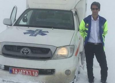 پس از 4 ساعت عملیات نفس گیر انجام شد، نجات جان 2 مادر باردار روستایی درجاده برفی و صعب العبور