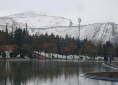 طبیعت زمستانی سفیدکوه خرم آباد