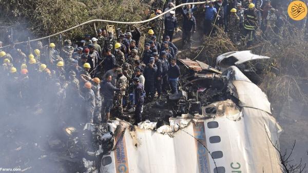 تصاویر تکان دهنده یکی از مسافرین از آخرین لحظه سقوط هواپیمای نپالی